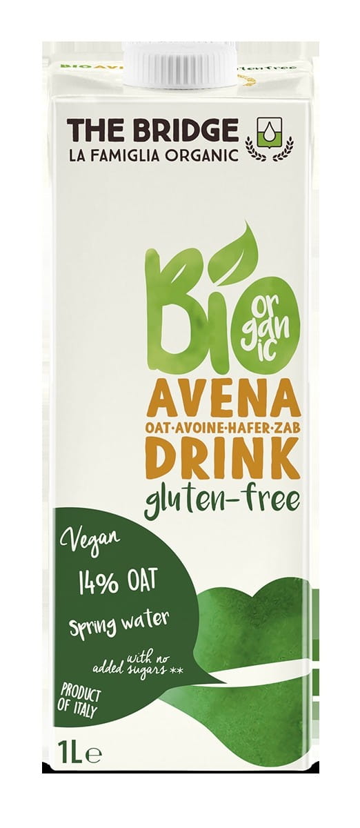 Haferdrink ohne Gluten 1000ml EKO THE BRIDGE Pääkuva