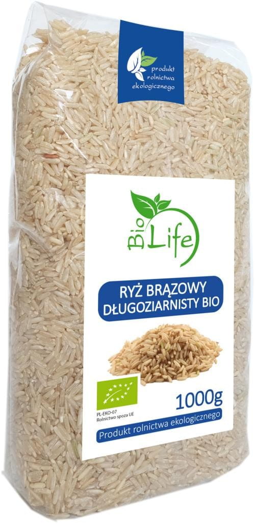 Brauner Langkornreis 1 kg EKO BIO LIFE