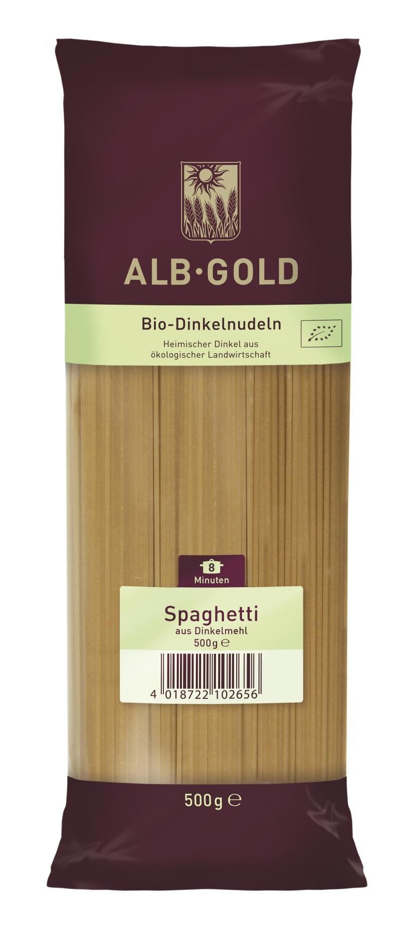 Dinkelnudeln Spaghetti 500g EKO ALB GOLD Imagem principal do produto
