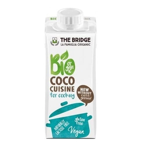 Kokoscreme zum Kochen ohne Gluten 200ml EKO THE BRIDGE Pääkuva