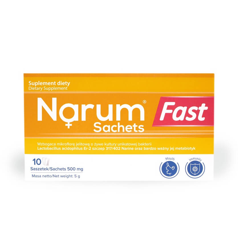 NARUM schnelle Beutel Narine 500 MG 10 Beutel NARUM Hlavný obrázok produktu