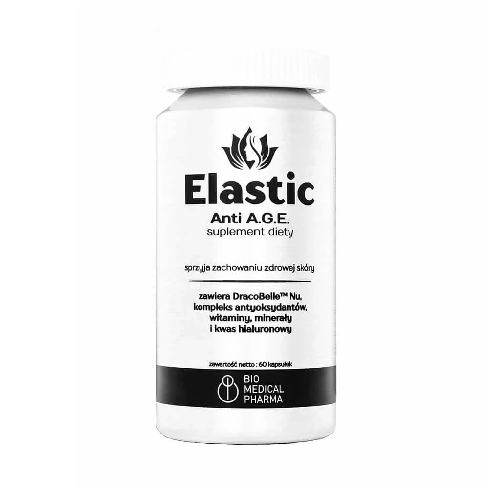 Elastic ANTI AGE dracobelle nu Antioxidantien Vitamine Mineralien und Hyaluronsäure 60 Kapseln BIO MEDICAL PHARMA