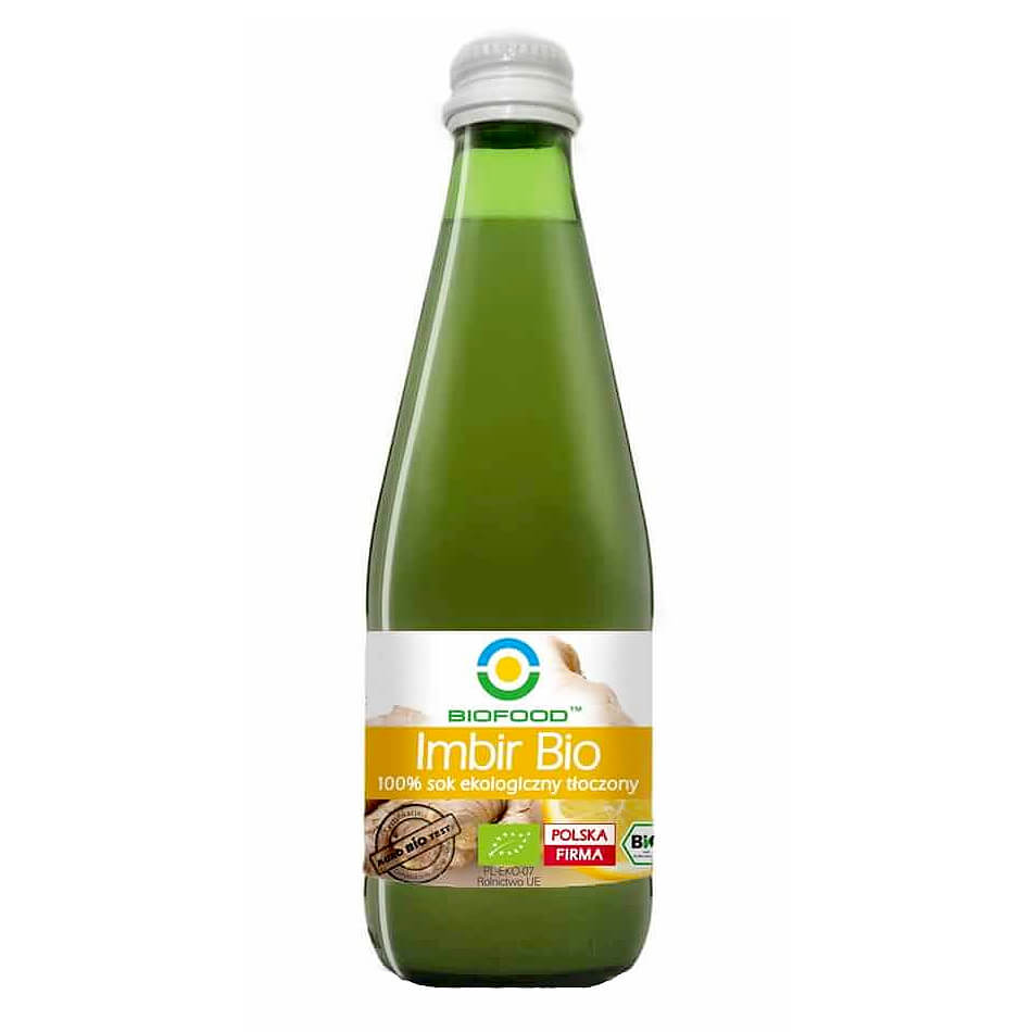 Glutenfreier NFC-Ingwersaft BIO 300 ml - BIO FOOD Hlavný obrázok produktu