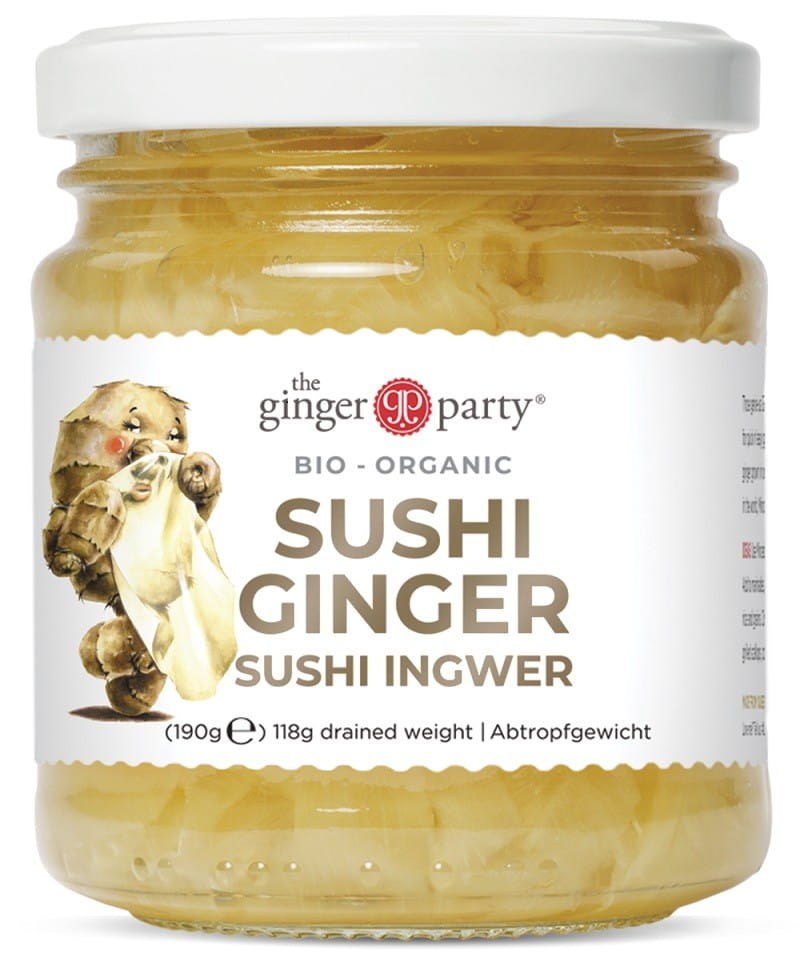 Eingelegter Ingwer für Sushi BIO 190 g (118 g) - GINGER PEOPLE Hauptbild