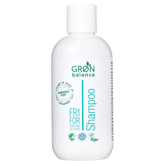 Haarshampoo von GRON BALANCE, 350 ml Flasche, feuchtigkeitsspendend und pflegend für gesundes Haar, auf weißem Hintergrund.