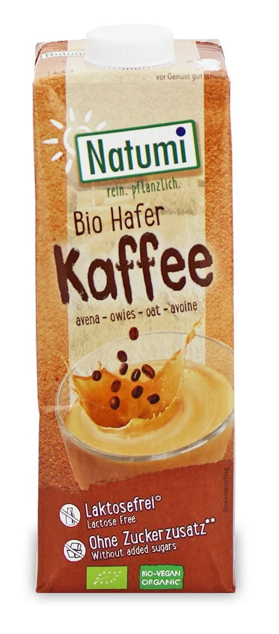 Haferdrink mit Kaffeegeschmack ohne Zuckerzusatz BIO 1000 ml - NATUMI Pääkuva