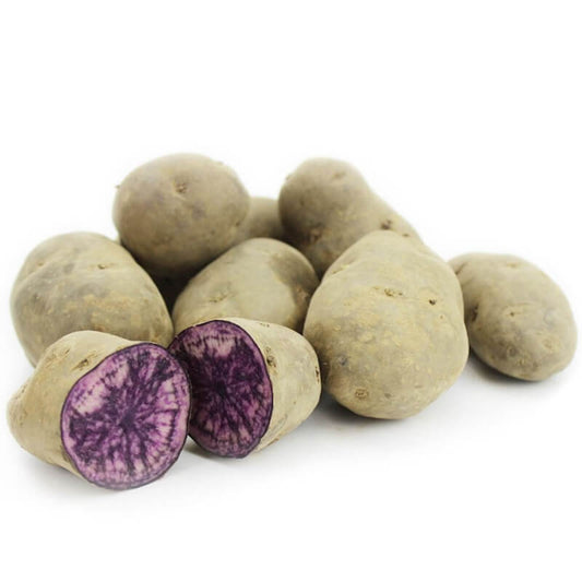 Große Packung frische, lila Bio-Kartoffeln von BIO PLANET, ca. 5 kg, polnische Bio-Landwirtschaft, natürliche lila Knollen