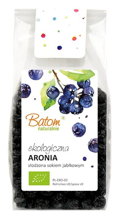 Aronia gesüßt mit Apfelsaft BIO 100 g - BATOM Immagine principale del prodotto