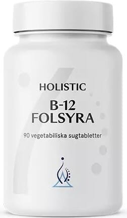 Vitamin B12 Folsyra Methylcobalamin 1000 µg + Folsäure 400 µg 90 Lutschtabletten GANZHEITLICH