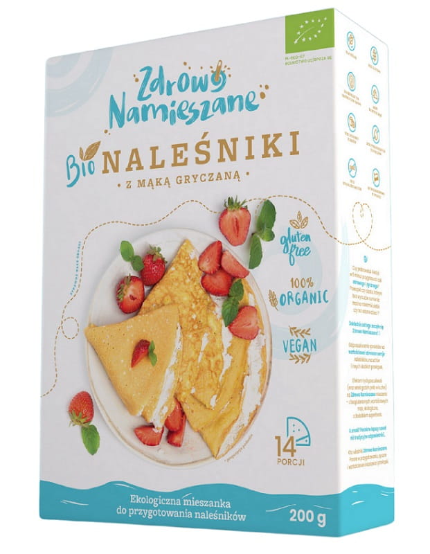 Pfannkuchenmischung mit Buchweizenmehl BIO 200 g GESUND GEMISCHT Hauptbild