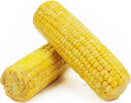 Gekochter Bio-Mais von BIO PLANET in einer Schale, frisch und saftig, ca. 0,40 kg, ideal für gesunde Mahlzeiten.