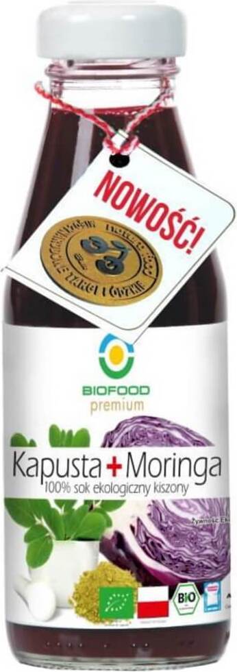 Roter Sauerkrautsaft mit Moringa BIO 200 ml - BIO FOOD 主图