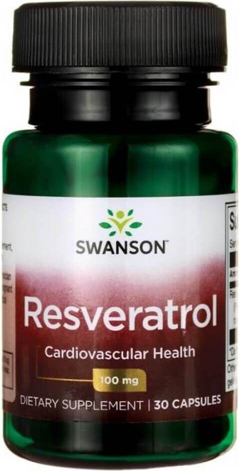 Japanischer Staudenknöterich Wurzel Resveratrol 100mg Resveratrol 30 Kapseln SWANSON Image principale du produit