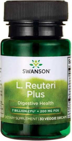 L.reuteri plus mit L. rhamnosus L. Acidophilus & fos 30 Kapseln SWANSON