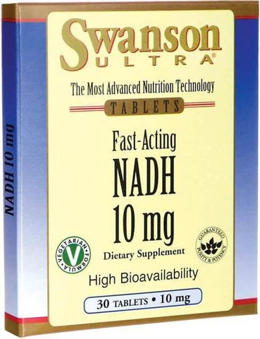 Nadh schnell wirkend 10 mg 30 Tabletten SWANSON