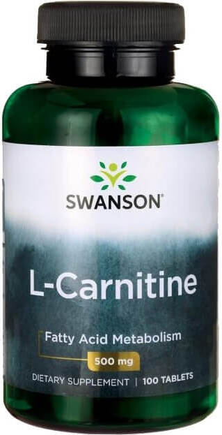 L - Carnitin L - Carnitin 500mg 100 Tabletten von SWANSON Image principale du produit
