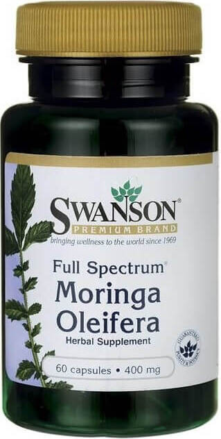 Vollspektrum-Moringa oleifera 400 mg 60 Kapseln von SWANSON Pääkuva