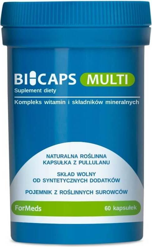 Bicaps Multivitamine und ein Komplex von Mineralien 60 FORMEDS-Kapseln Imagem principal do produto