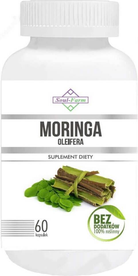 Moringa-Extrakt 400 mg 60 Kapseln - SOUL FARM Pääkuva