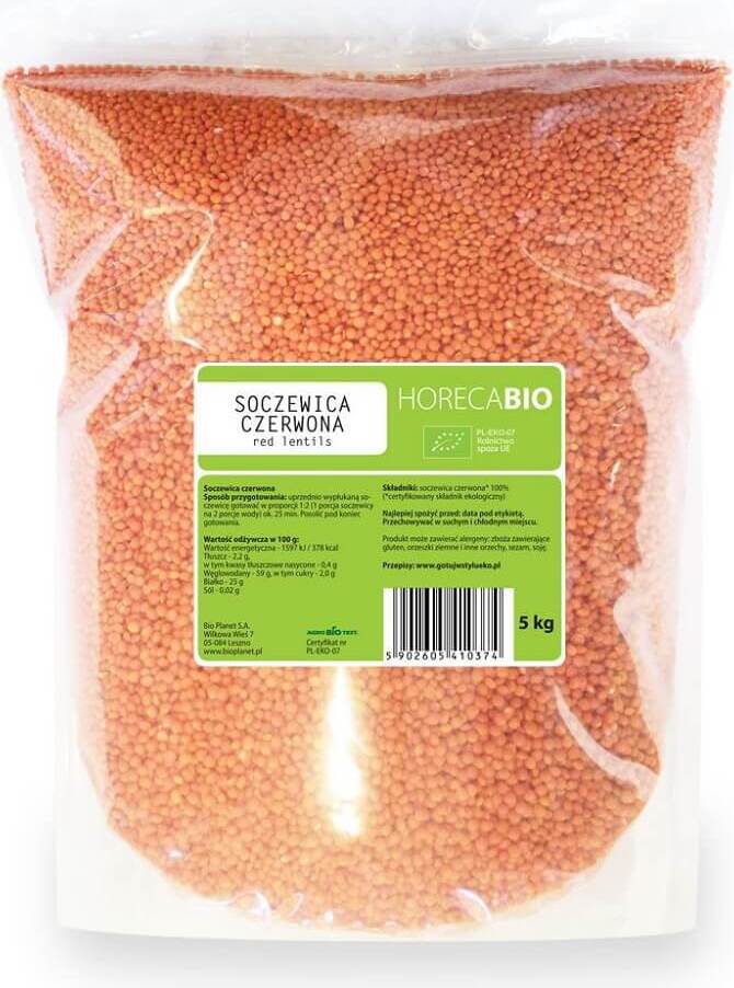 Linsen rot BIO 5 kg - HORECA Hauptbild