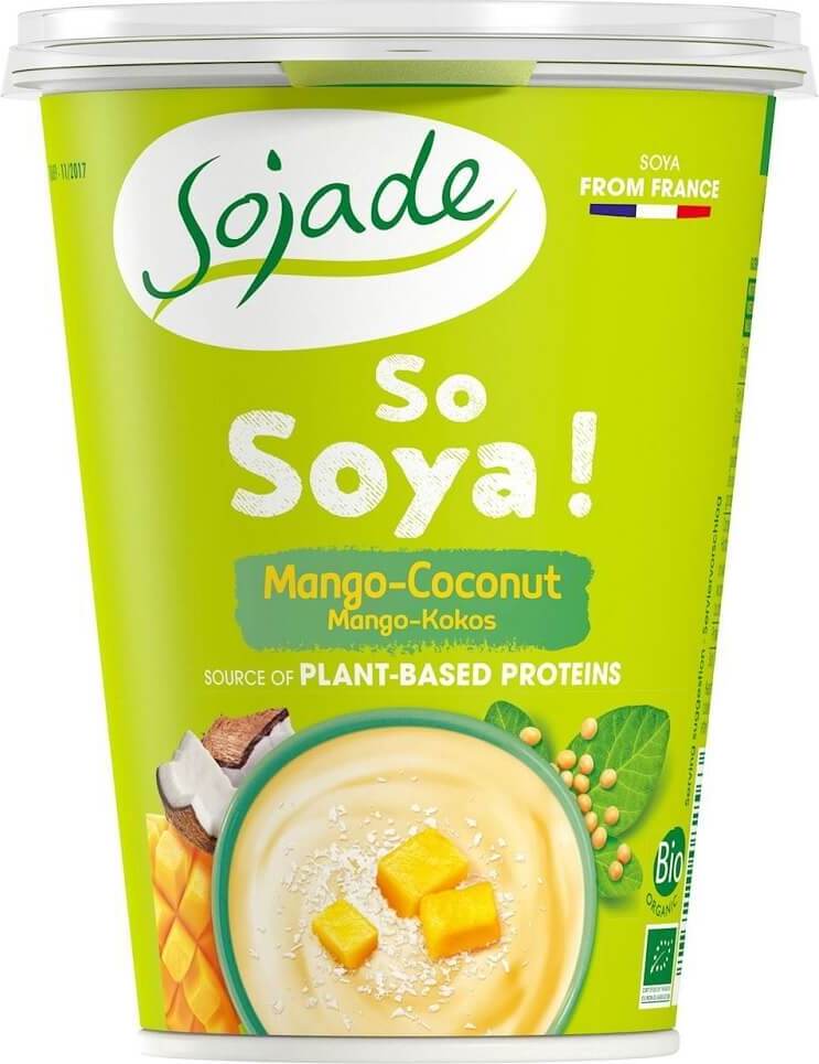 Mango Sojaprodukt - glutenfreie Kokosnuss BIO 400 g - SOJADE