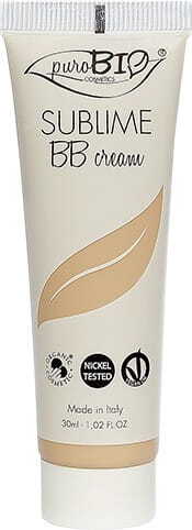 Hautcreme BB 01 von PUROBIO, feine Gesichtscreme mit natürlicher Textur, für einen frischen und gepflegten Teint.