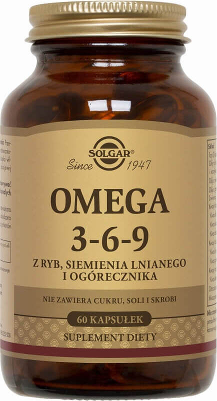 OMEGA 3 - 6 - 9 60 Kapseln SOLGAR Hauptbild