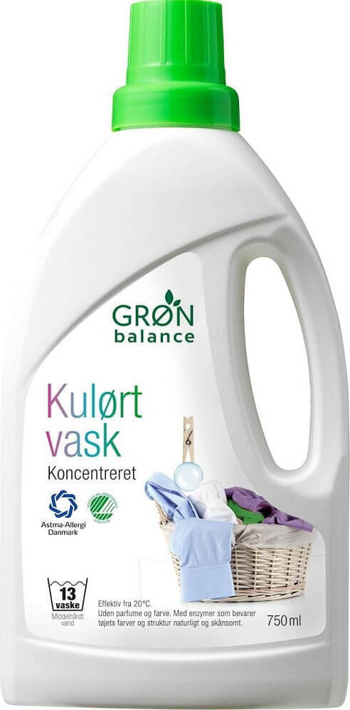 Flüssig zum Waschen von Buntwäsche 750 ml - GRON BALANCE