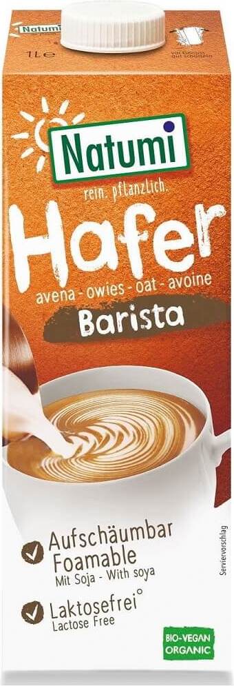 Haferdrink mit Soja Barista BIO 1000 ml - NATUMI Hauptbild