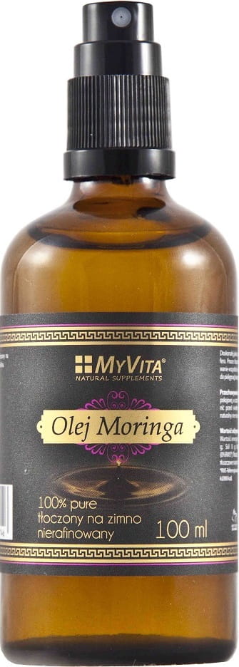 Moringaöl 100% unraffiniert, kaltgepresst 100ml MYVITA Pääkuva