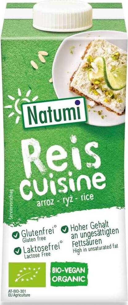 Glutenfreies eingedicktes Reisprodukt BIO 200 ml - NATUMI Main image