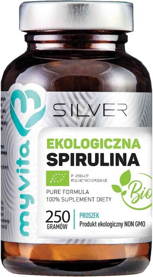 Spirulina BIO-Pulver 250g MYVITA SILVER PURE