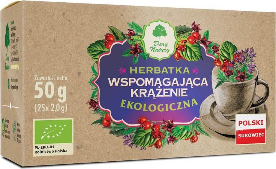 Unterstützender Tee - - BIO-Kreislauf (25 x 2 g) - GESCHENKE DER NATUR Imagine principală a produsului
