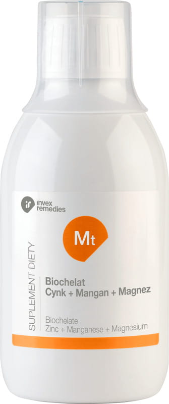Biochelat Zink + Mangan + Magnesium Zink + Mangan + Magnesium 300ml INVEX REMEDIES Imagem principal do produto