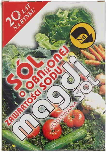Natriumarmes Salz (Karton) magdi 500 g MANAVITA Κύρια εικόνα προϊόντος