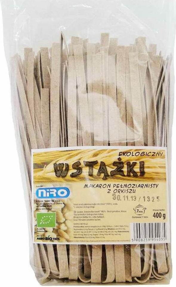 Dinkelbandnudeln 400 g BIO NIRO Imagem principal do produto
