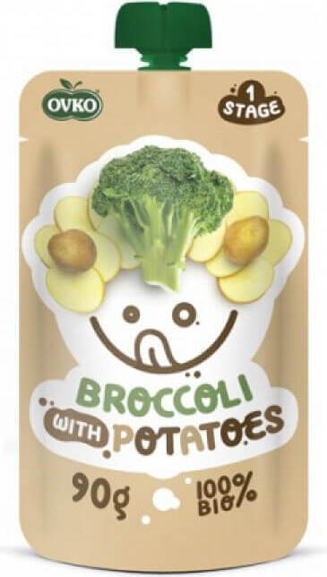 Brokkoli-Kartoffelgericht nach 6 Monaten BIO 90 g OVKO Hover Image