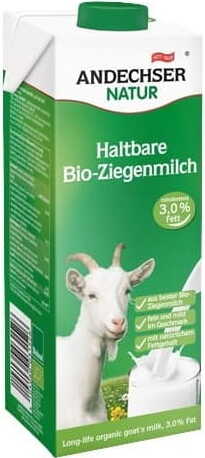 Ziegenmilch 3% BIO 1000 ml ANDECHSER NATUR Hlavný obrázok produktu
