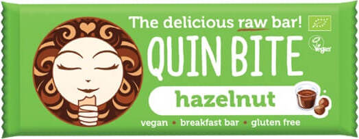 Roher Haselnussriegel glutenfrei BIO 30 g QUIN BITE