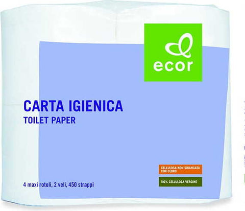 Toilettenpapier 4 Rollen ECOR