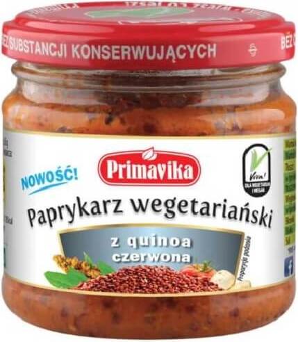 Vegetarische Paprika mit rotem Quinoa 160 g PRIMAVIKA Κύρια εικόνα προϊόντος