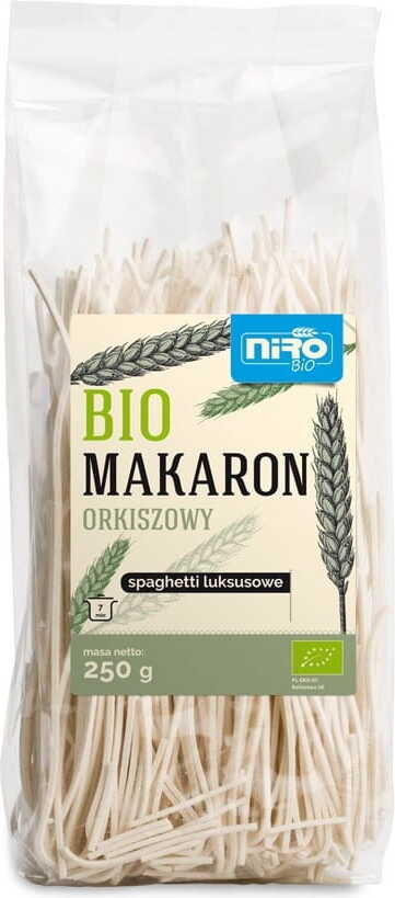 BIO Dinkel Nudeln Spaghetti 250g NIRO Imagem principal do produto