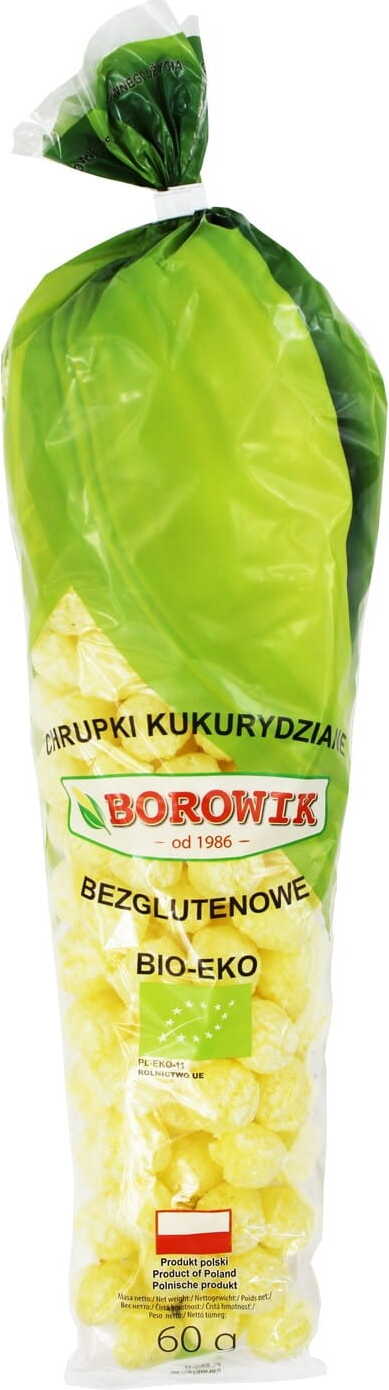 Glutenfreie Maischips BIO 60 g - BOROWIK