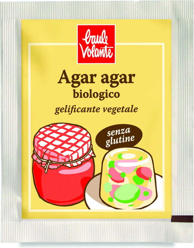 Glutenfreier BIO-Agar 2 x 2 g BAULE VOLANTE