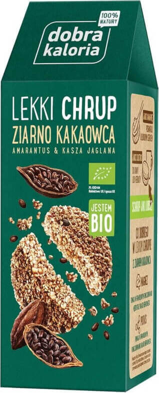 Crunch helle Krusten mit Kakaobohnen BIO 65 g - GOOD KALORIA