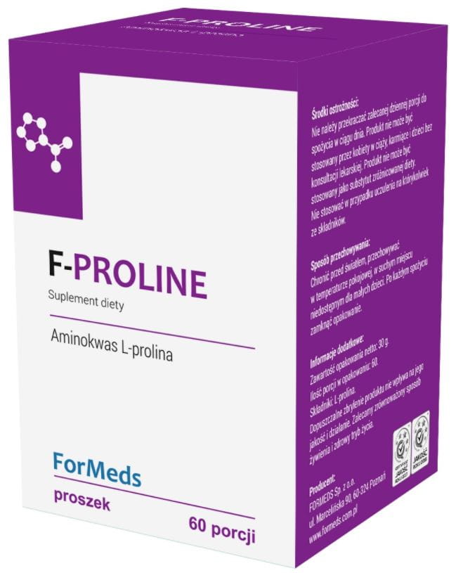 F - Prolin L - Prolin 500 mg 60 Portionen 30 g FORMEDS