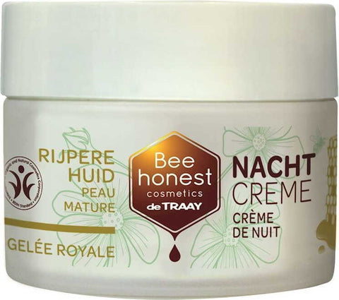 Nachtgesichtscreme mit Gelée Royale, reife Haut öko 50 ml - BEE HONEST