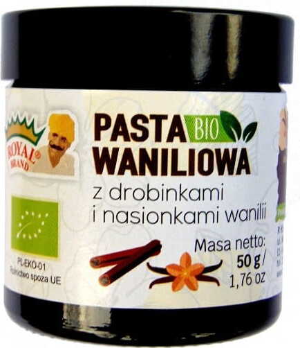 Vanillepaste BIO 50 g - ROYAL BRAND Κύρια εικόνα προϊόντος