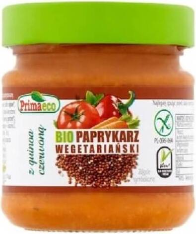 Vegetarischer Pfeffer mit rotem Bio-Quinoa ohne Gluten 160 g - PRIMAECO