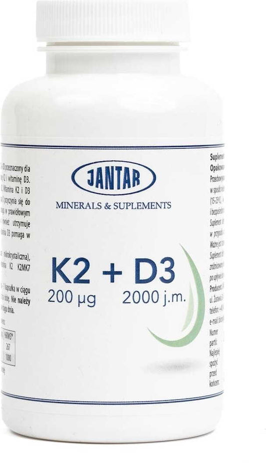 Vitamin K2 + D3 90 Kapseln - JANTAR